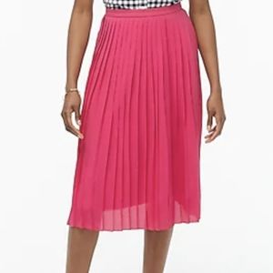 J. Crew NWT Pleated Midi Skirt